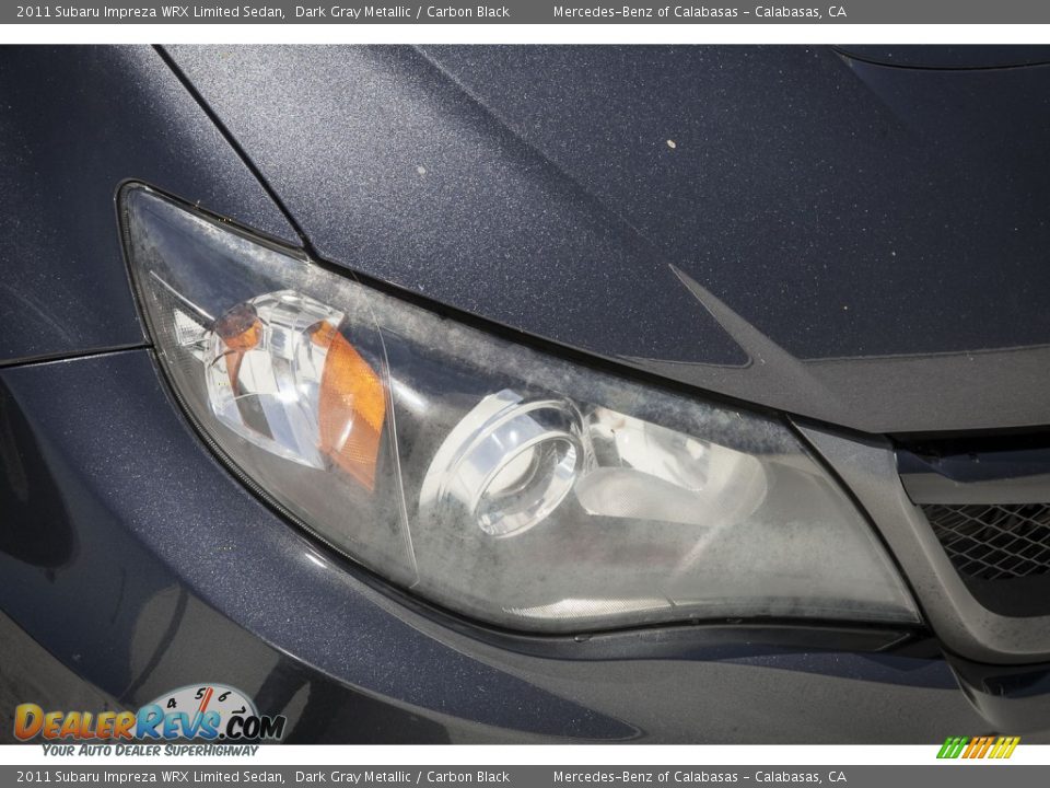 2011 Subaru Impreza WRX Limited Sedan Dark Gray Metallic / Carbon Black Photo #25