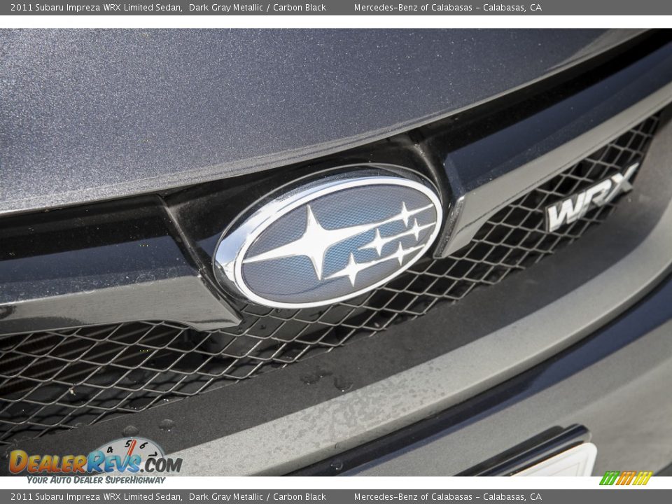 2011 Subaru Impreza WRX Limited Sedan Dark Gray Metallic / Carbon Black Photo #26