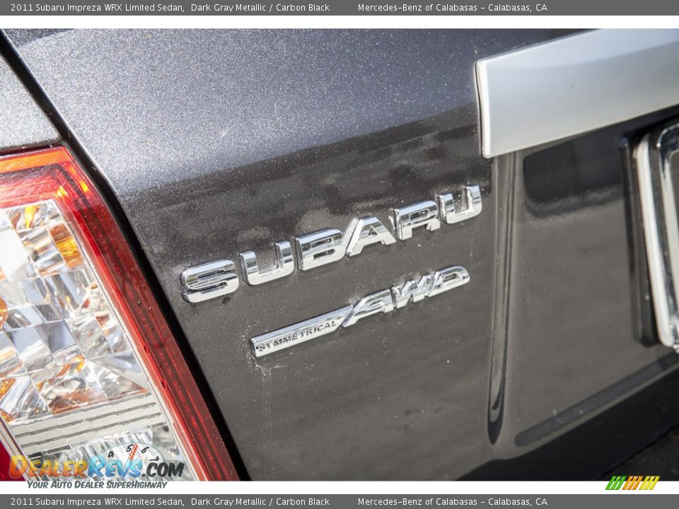 2011 Subaru Impreza WRX Limited Sedan Dark Gray Metallic / Carbon Black Photo #28