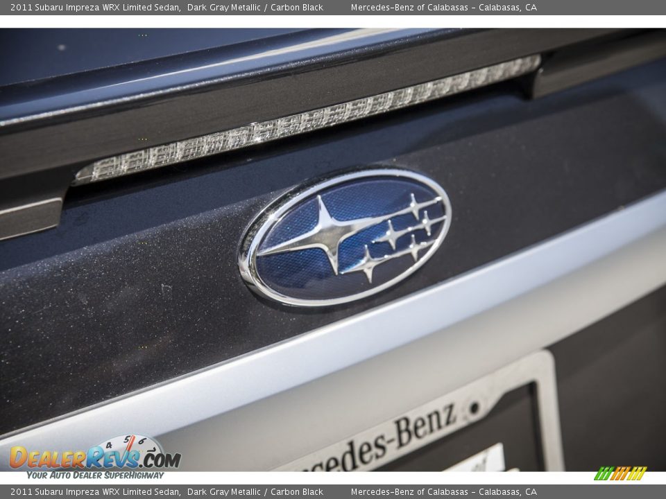 2011 Subaru Impreza WRX Limited Sedan Dark Gray Metallic / Carbon Black Photo #29