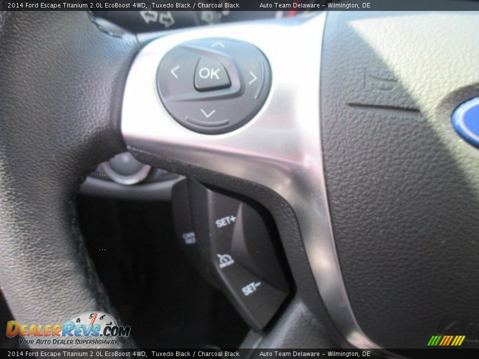 2014 Ford Escape Titanium 2.0L EcoBoost 4WD Tuxedo Black / Charcoal Black Photo #23