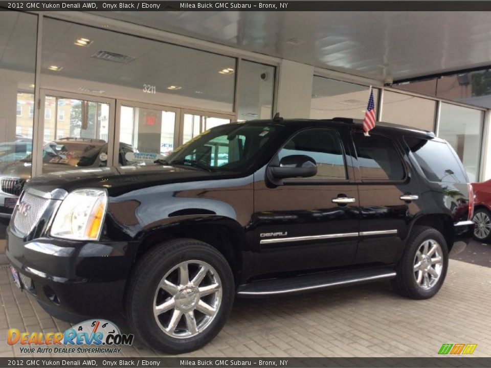 2012 GMC Yukon Denali AWD Onyx Black / Ebony Photo #1