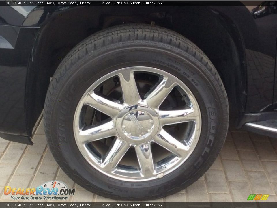 2012 GMC Yukon Denali AWD Onyx Black / Ebony Photo #3