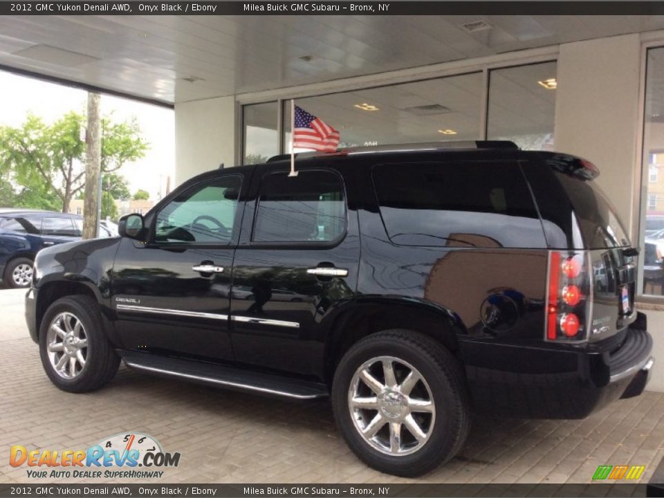 2012 GMC Yukon Denali AWD Onyx Black / Ebony Photo #5