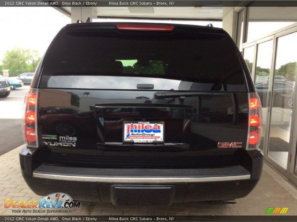 2012 GMC Yukon Denali AWD Onyx Black / Ebony Photo #6