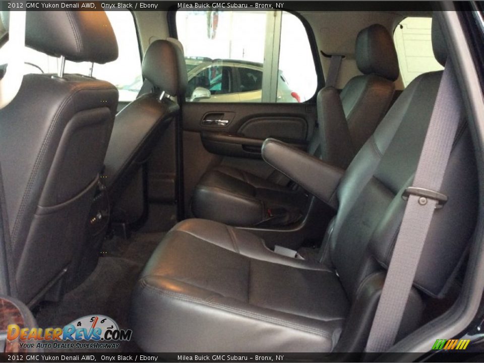 2012 GMC Yukon Denali AWD Onyx Black / Ebony Photo #7