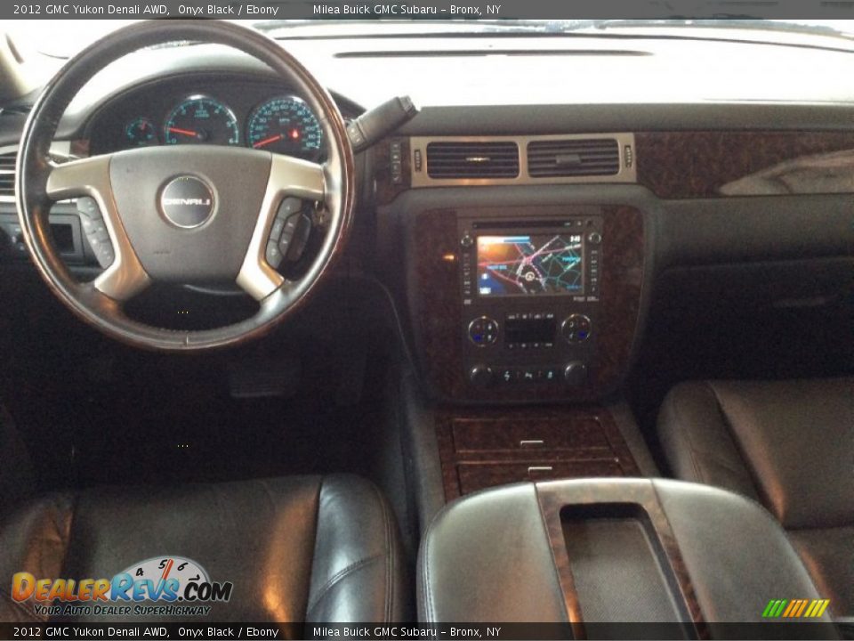 2012 GMC Yukon Denali AWD Onyx Black / Ebony Photo #9