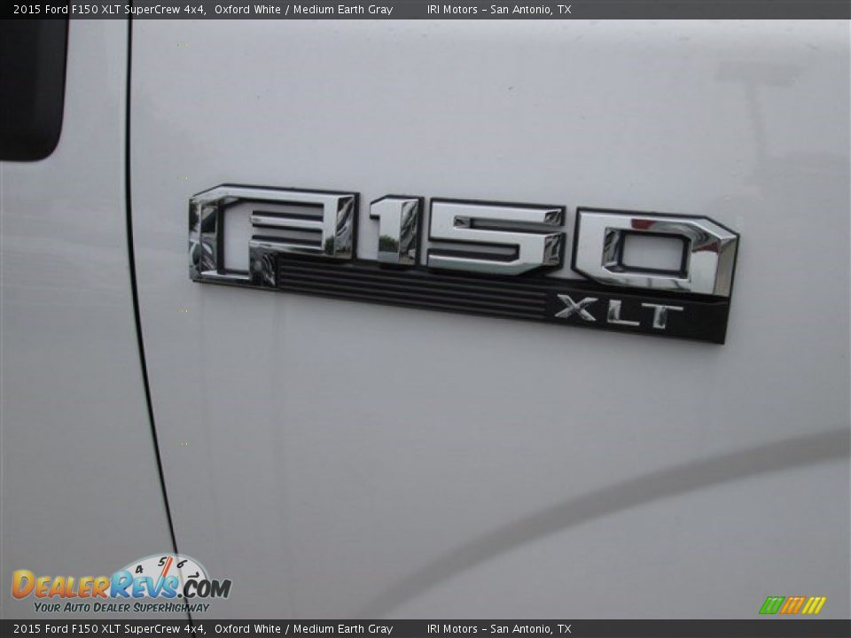 2015 Ford F150 XLT SuperCrew 4x4 Oxford White / Medium Earth Gray Photo #5
