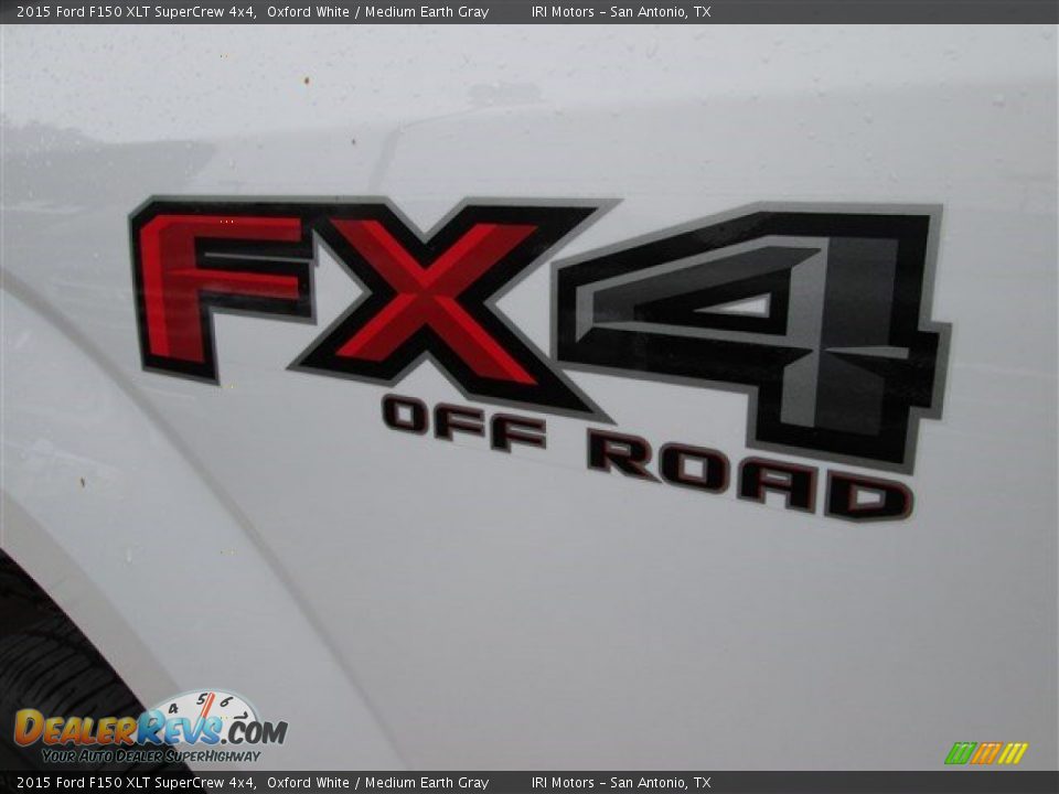 2015 Ford F150 XLT SuperCrew 4x4 Oxford White / Medium Earth Gray Photo #15