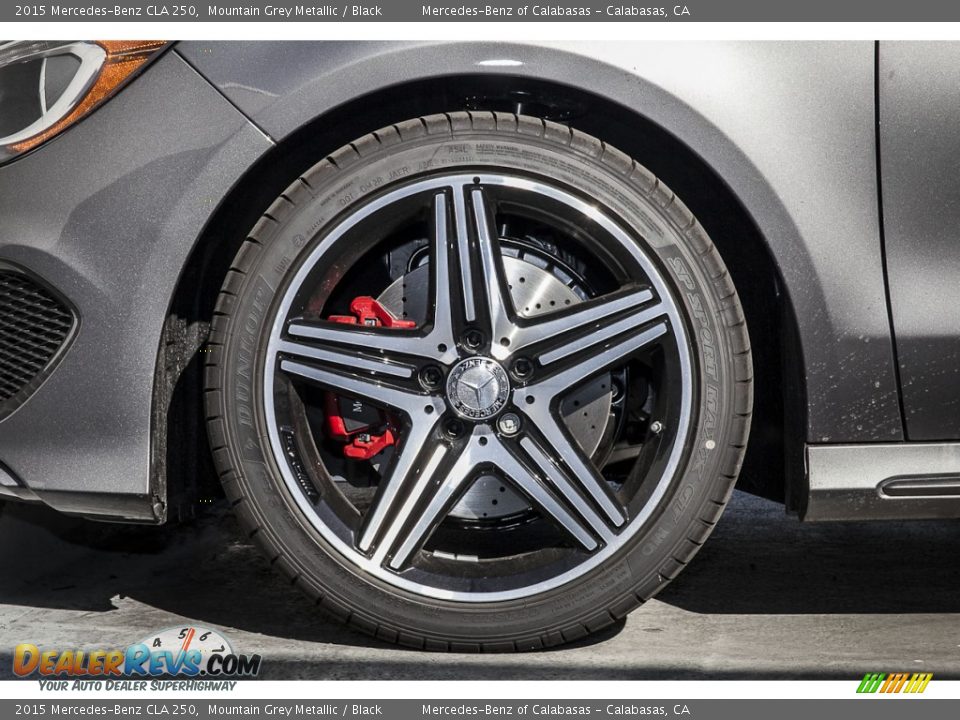 2015 Mercedes-Benz CLA 250 Mountain Grey Metallic / Black Photo #10