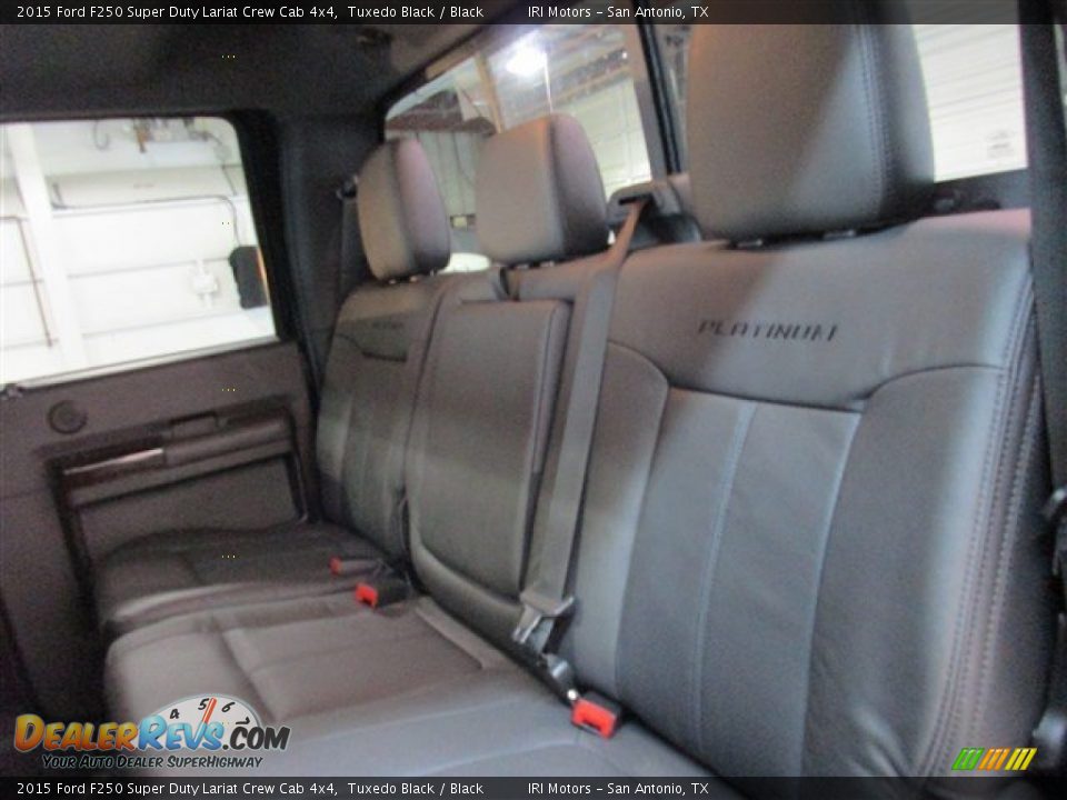 2015 Ford F250 Super Duty Lariat Crew Cab 4x4 Tuxedo Black / Black Photo #11
