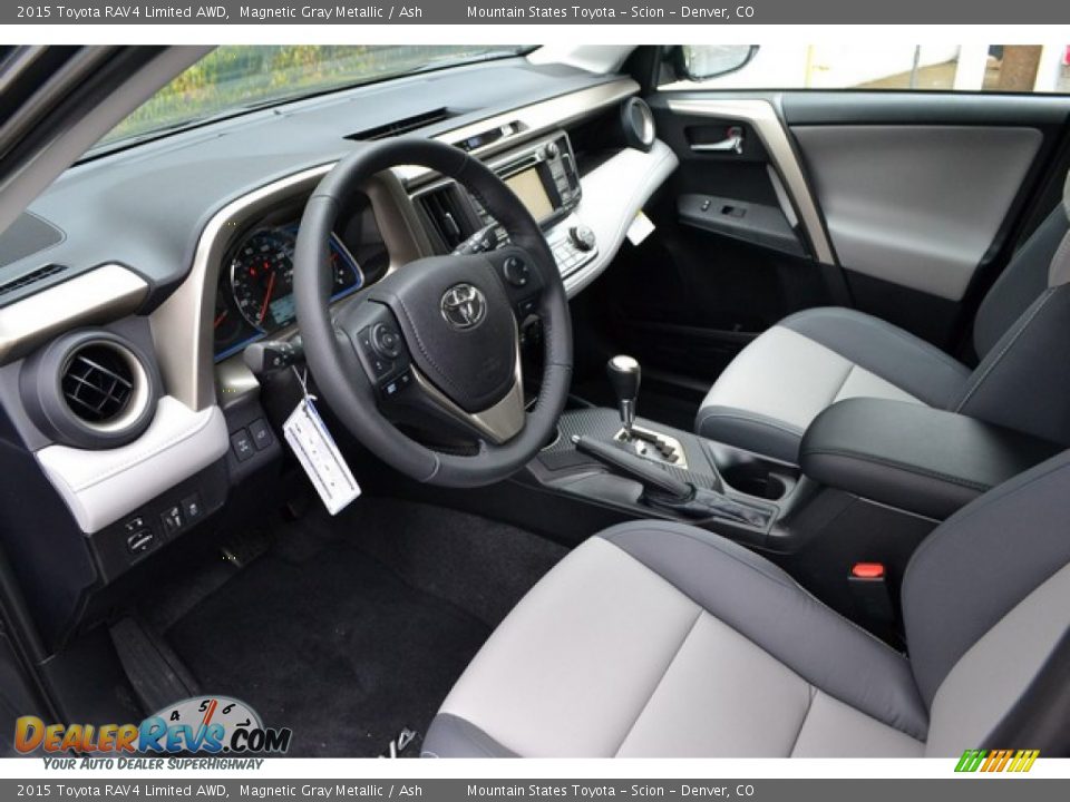 2015 Toyota RAV4 Limited AWD Magnetic Gray Metallic / Ash Photo #5