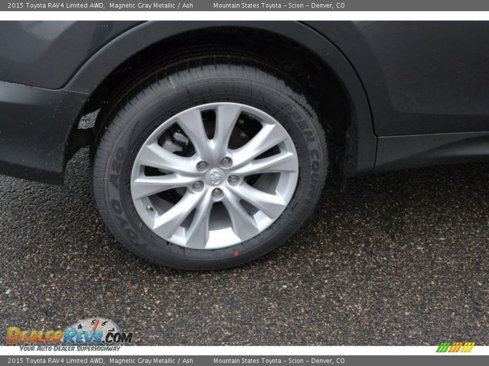 2015 Toyota RAV4 Limited AWD Magnetic Gray Metallic / Ash Photo #9