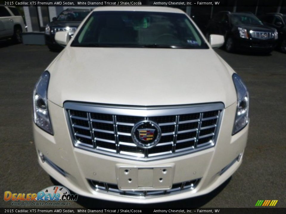 White Diamond Tricoat 2015 Cadillac XTS Premium AWD Sedan Photo #9