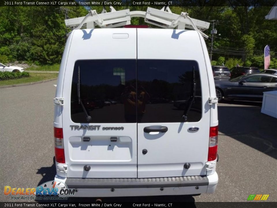 2011 Ford Transit Connect XLT Cargo Van Frozen White / Dark Grey Photo #6
