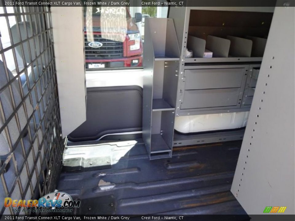 2011 Ford Transit Connect XLT Cargo Van Frozen White / Dark Grey Photo #12
