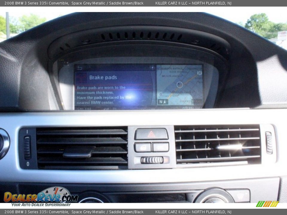 2008 BMW 3 Series 335i Convertible Space Grey Metallic / Saddle Brown/Black Photo #15