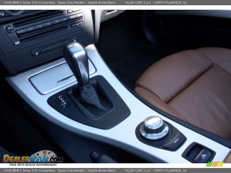 2008 BMW 3 Series 335i Convertible Space Grey Metallic / Saddle Brown/Black Photo #18