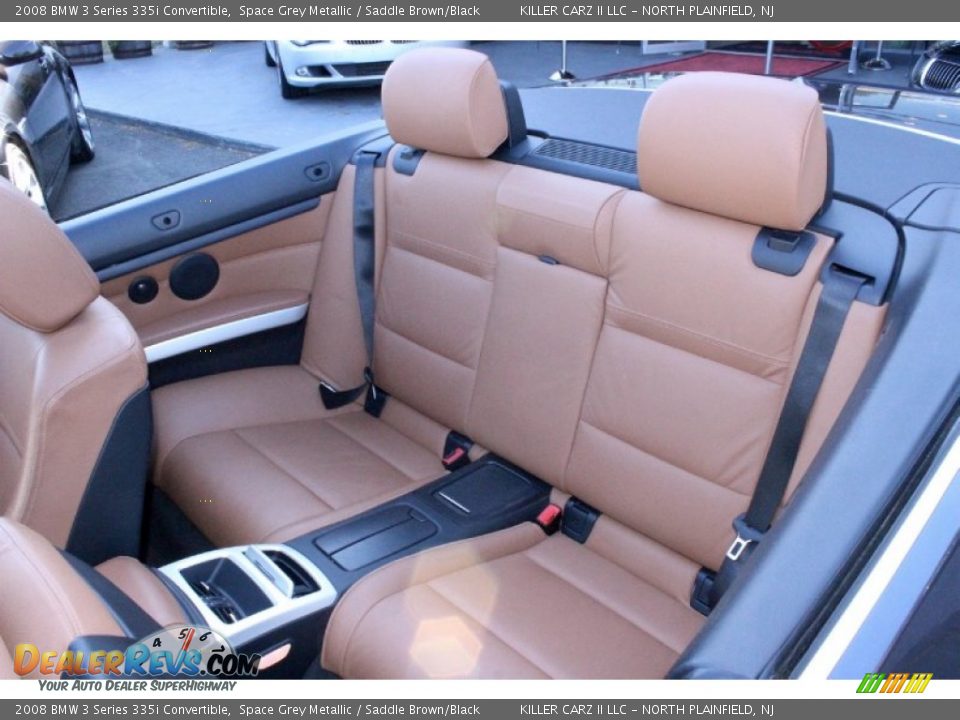 2008 BMW 3 Series 335i Convertible Space Grey Metallic / Saddle Brown/Black Photo #22