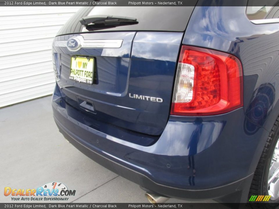 2012 Ford Edge Limited Dark Blue Pearl Metallic / Charcoal Black Photo #12