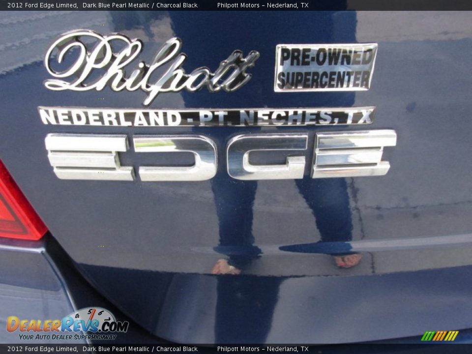 2012 Ford Edge Limited Dark Blue Pearl Metallic / Charcoal Black Photo #13