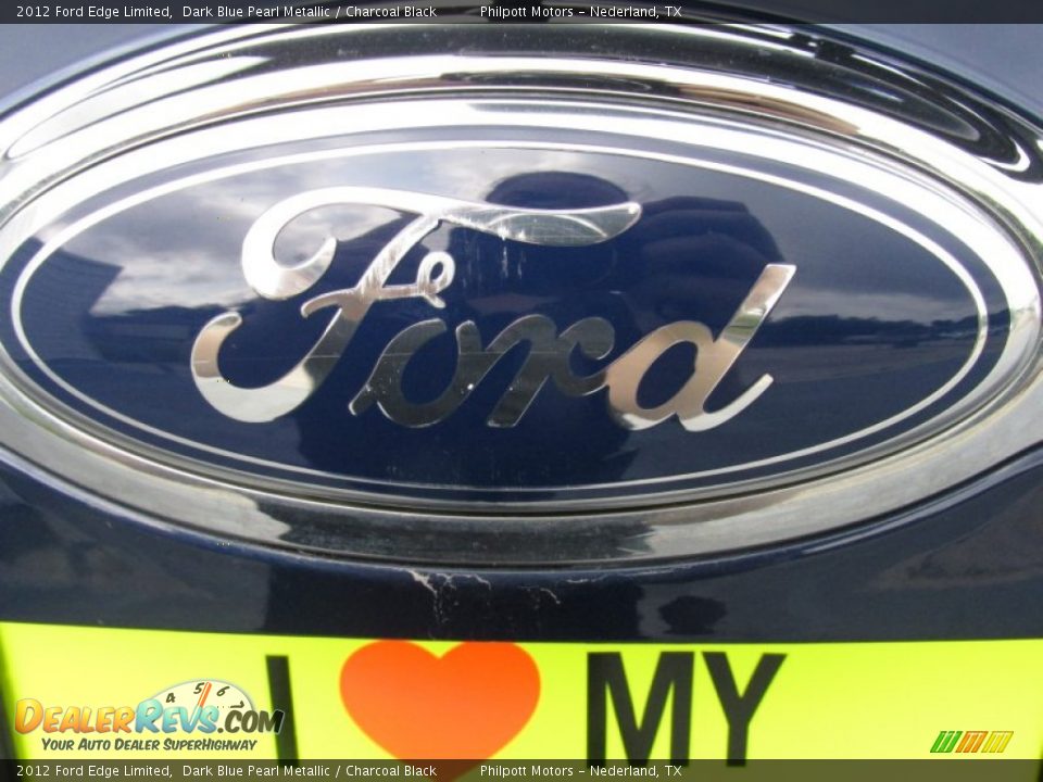 2012 Ford Edge Limited Dark Blue Pearl Metallic / Charcoal Black Photo #14