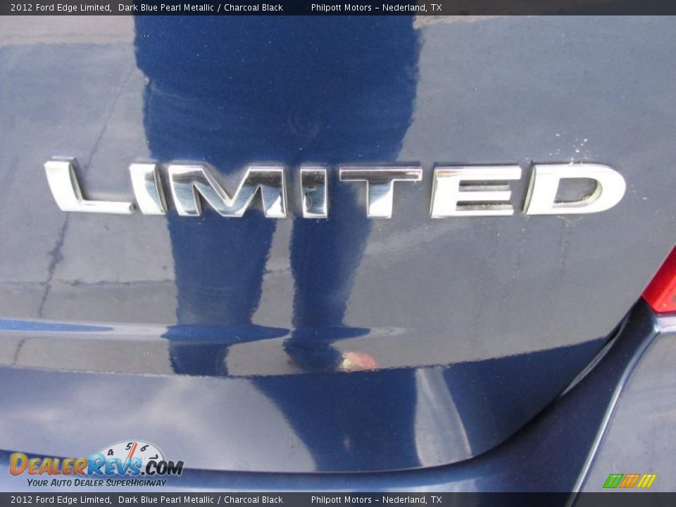 2012 Ford Edge Limited Dark Blue Pearl Metallic / Charcoal Black Photo #15