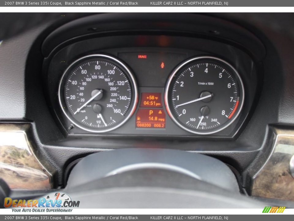 2007 BMW 3 Series 335i Coupe Gauges Photo #27