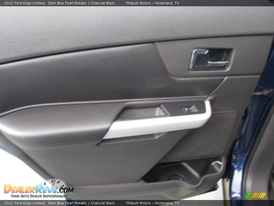 2012 Ford Edge Limited Dark Blue Pearl Metallic / Charcoal Black Photo #28