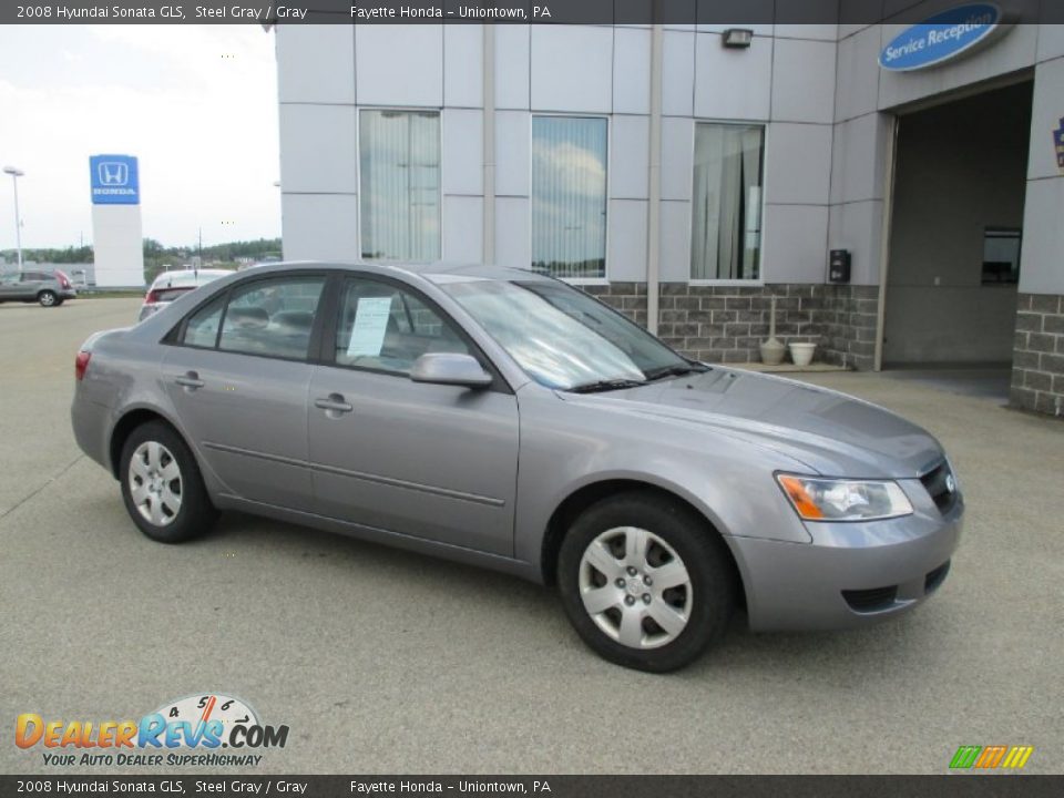 2008 Hyundai Sonata GLS Steel Gray / Gray Photo #1