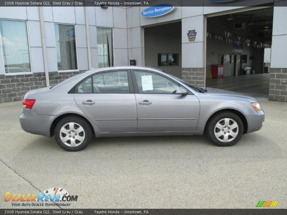 2008 Hyundai Sonata GLS Steel Gray / Gray Photo #2