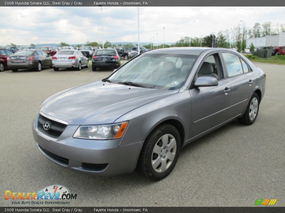 2008 Hyundai Sonata GLS Steel Gray / Gray Photo #5