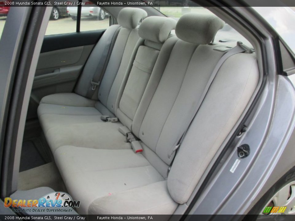 2008 Hyundai Sonata GLS Steel Gray / Gray Photo #8
