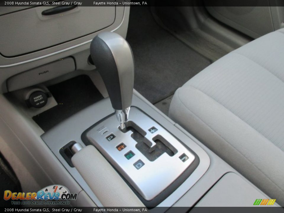 2008 Hyundai Sonata GLS Steel Gray / Gray Photo #11