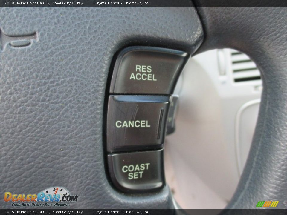 2008 Hyundai Sonata GLS Steel Gray / Gray Photo #13