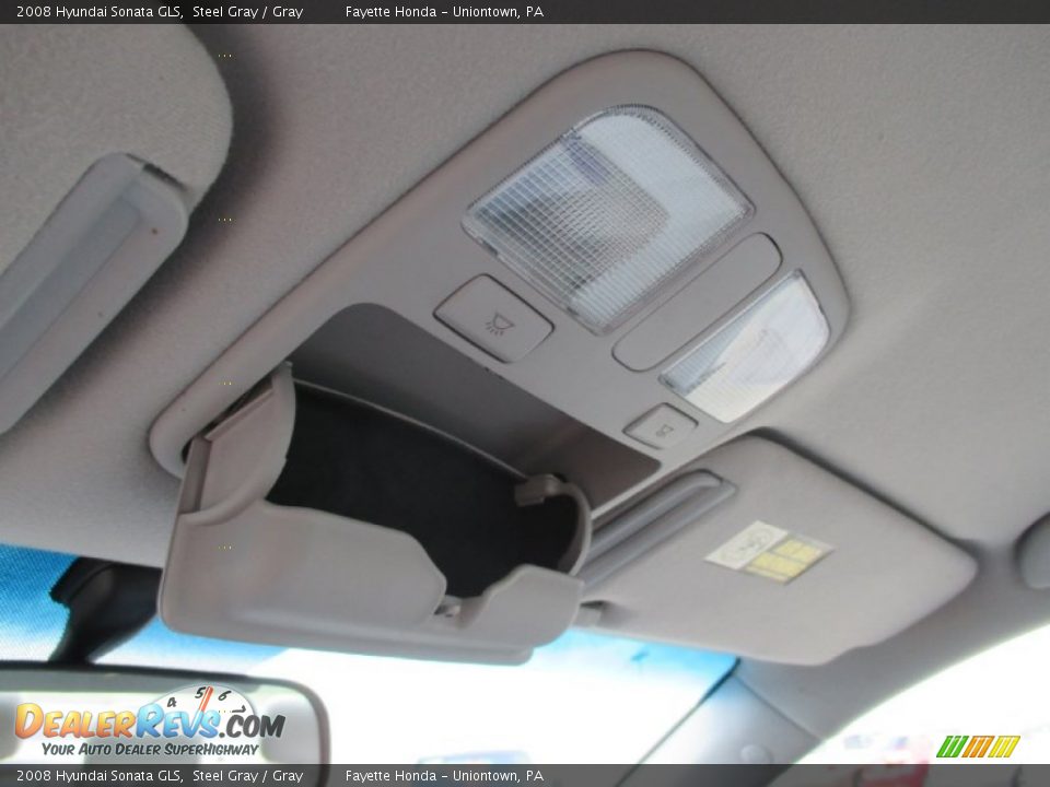 2008 Hyundai Sonata GLS Steel Gray / Gray Photo #14