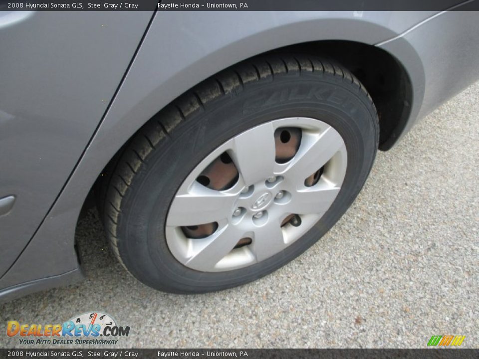 2008 Hyundai Sonata GLS Steel Gray / Gray Photo #15