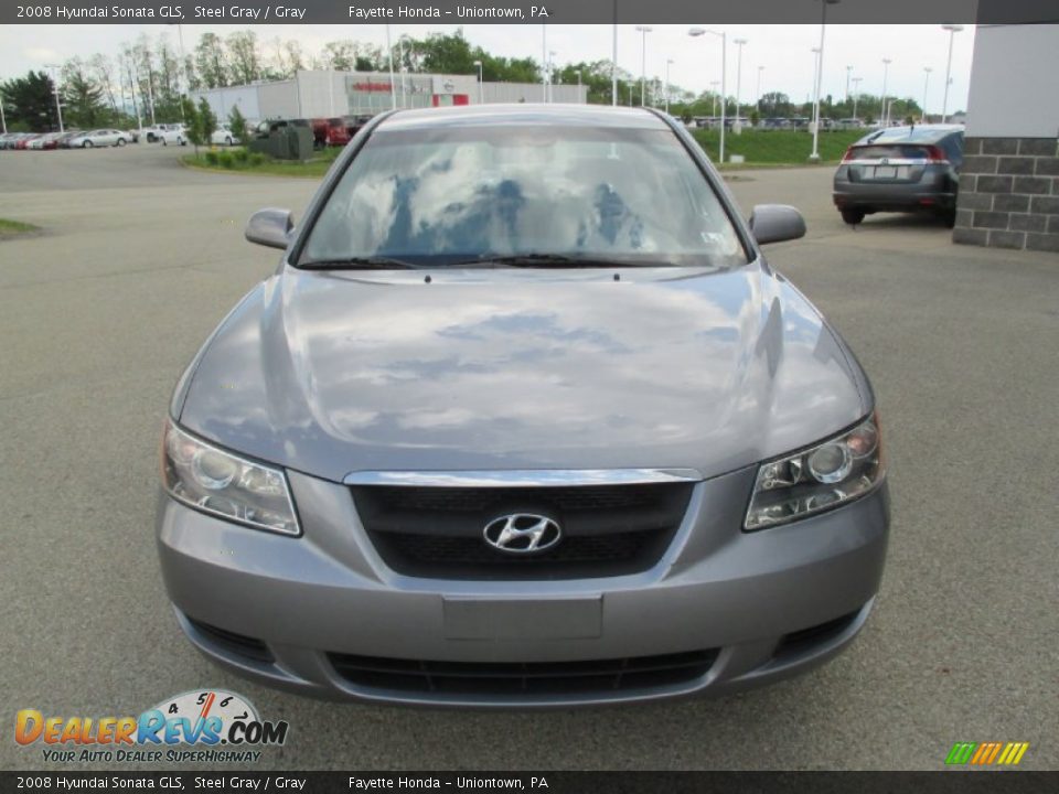2008 Hyundai Sonata GLS Steel Gray / Gray Photo #19