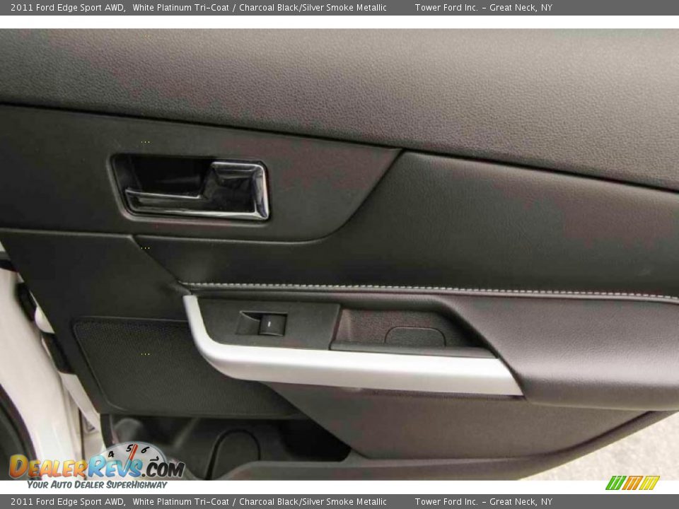 2011 Ford Edge Sport AWD White Platinum Tri-Coat / Charcoal Black/Silver Smoke Metallic Photo #31