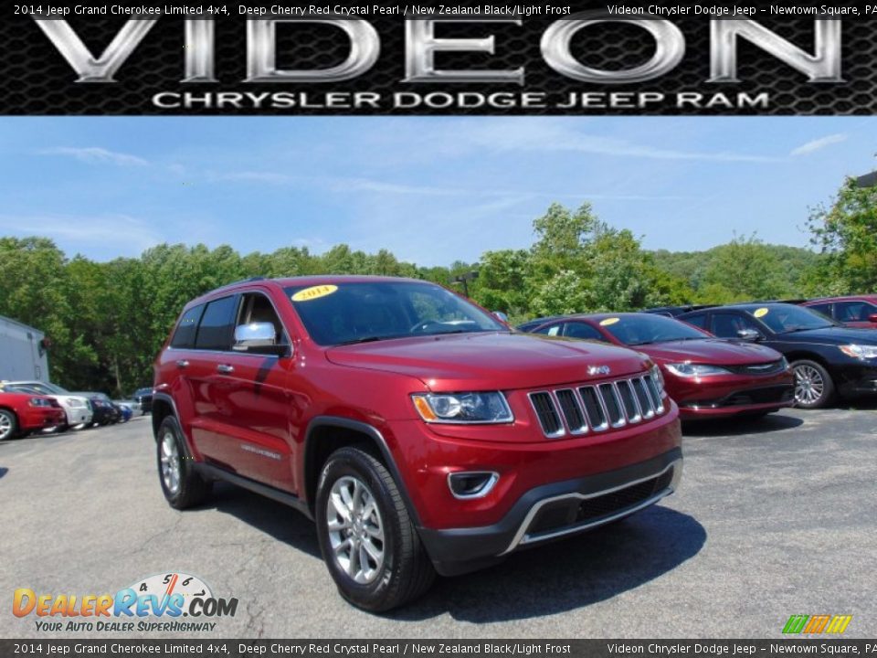 2014 Jeep Grand Cherokee Limited 4x4 Deep Cherry Red Crystal Pearl / New Zealand Black/Light Frost Photo #1