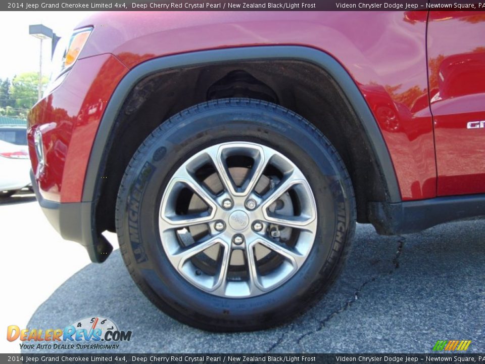 2014 Jeep Grand Cherokee Limited 4x4 Deep Cherry Red Crystal Pearl / New Zealand Black/Light Frost Photo #12