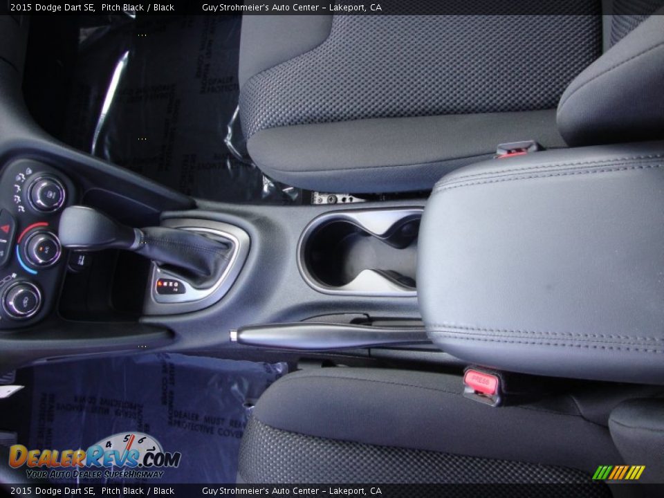 2015 Dodge Dart SE Pitch Black / Black Photo #18