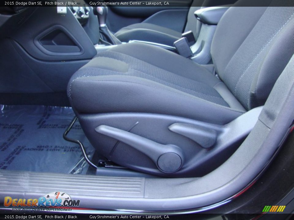 2015 Dodge Dart SE Pitch Black / Black Photo #20
