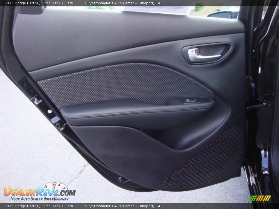 2015 Dodge Dart SE Pitch Black / Black Photo #23