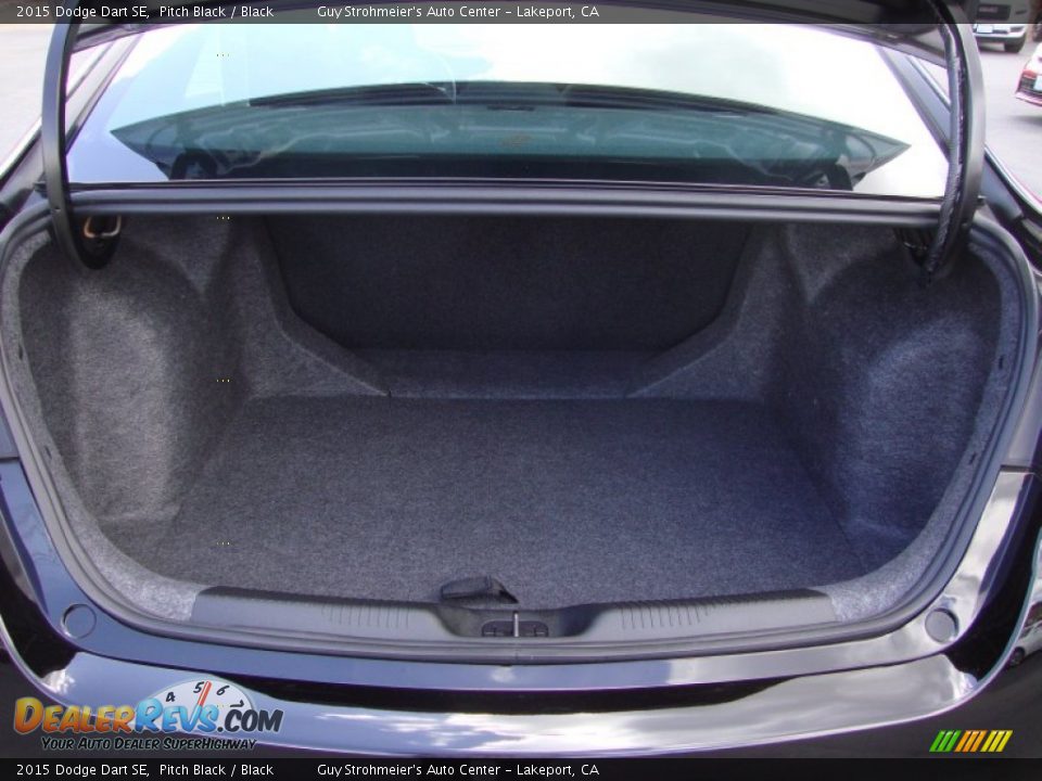 2015 Dodge Dart SE Pitch Black / Black Photo #24