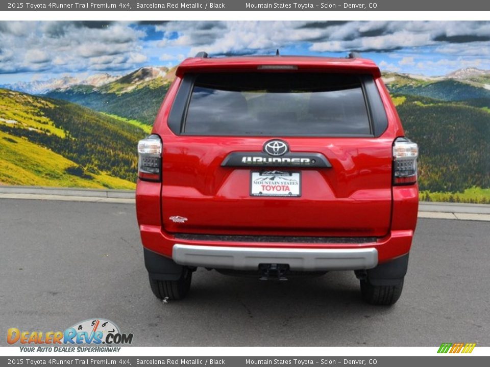 2015 Toyota 4Runner Trail Premium 4x4 Barcelona Red Metallic / Black Photo #4