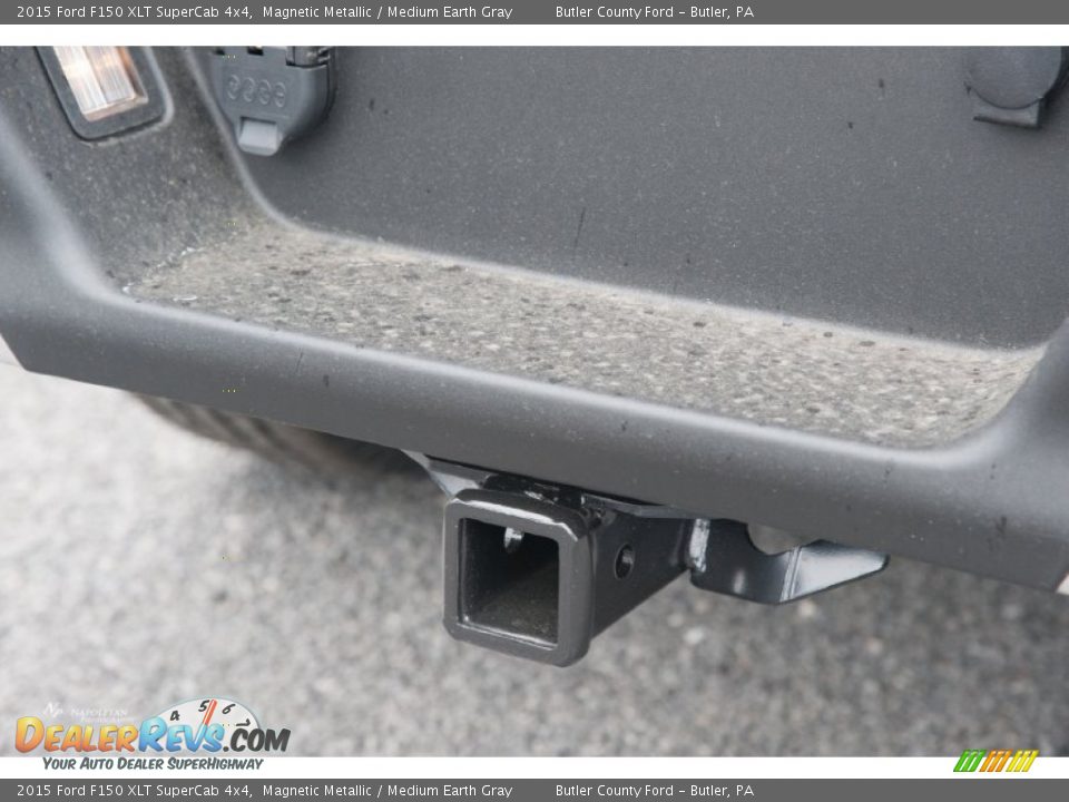 2015 Ford F150 XLT SuperCab 4x4 Magnetic Metallic / Medium Earth Gray Photo #3