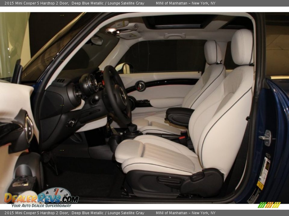 Lounge Satellite Gray Interior - 2015 Mini Cooper S Hardtop 2 Door Photo #8
