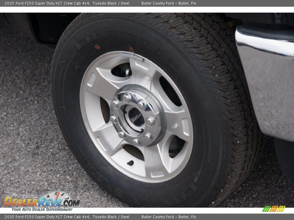 2015 Ford F250 Super Duty XLT Crew Cab 4x4 Tuxedo Black / Steel Photo #4