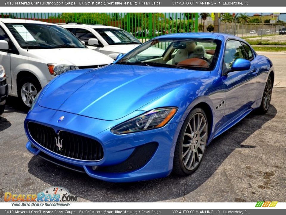 Blu Sofisticato (Sport Blue Metallic) 2013 Maserati GranTurismo Sport Coupe Photo #8